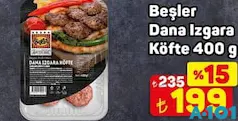 BEŞLER DANA IZGARA KÖFTE 400 G